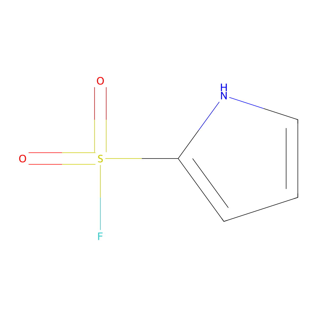 1H-pyrrole-2-sulfonyl fluoride molecular structure, CAS 1909325-87-6