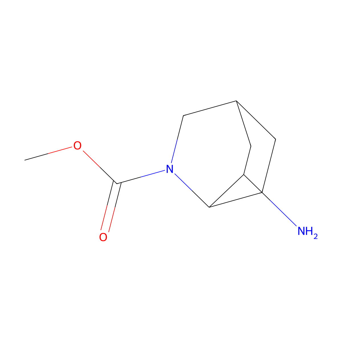 Methyl 6-amino-2-azabicyclo[2.2.2]octane-2-carboxylate molecular structure, CAS 1909326-74-4