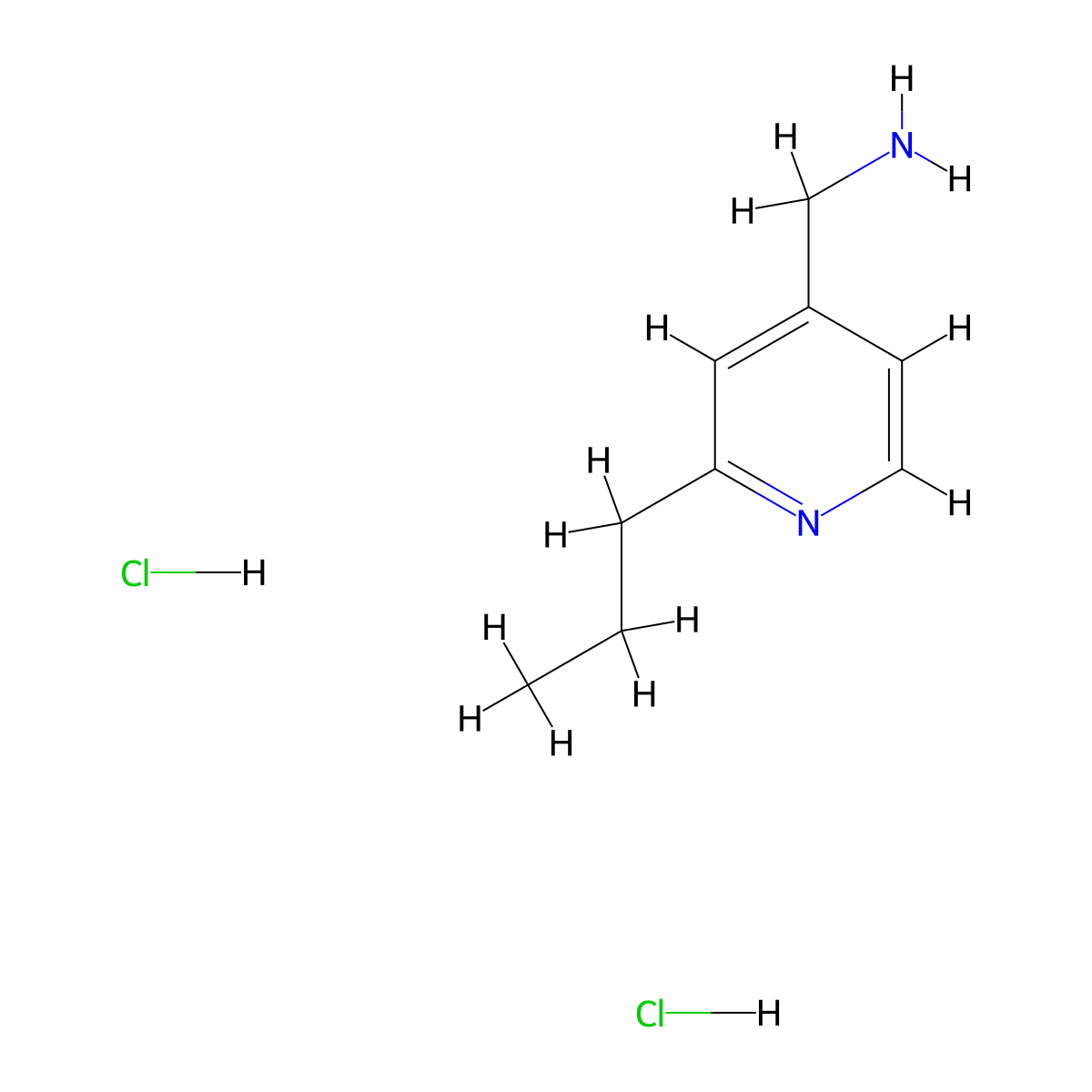 (2-Propylpyridin-4-yl)methanamine dihydrochloride molecular structure, CAS 1909326-87-9