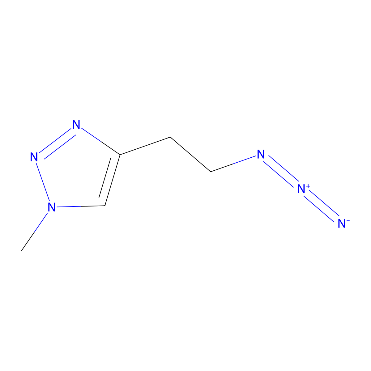 4-(2-Azidoethyl)-1-methyl-1h-1,2,3-triazole molecular structure, CAS 1909326-98-2