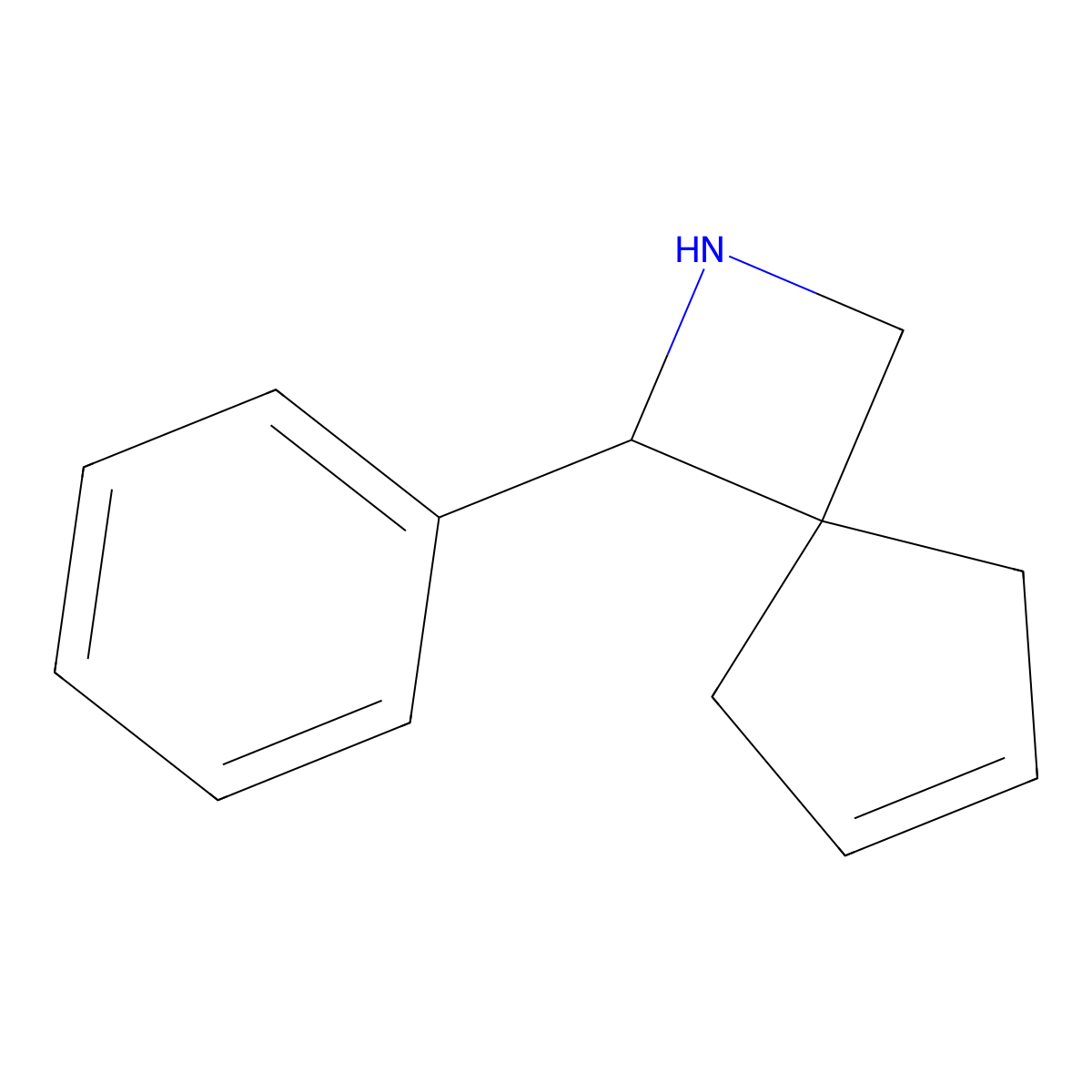 1-Phenyl-2-azaspiro[3.4]oct-6-ene molecular structure, CAS 1909327-70-3