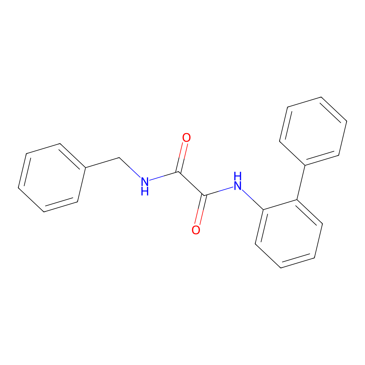 N1-([1,1'-Biphenyl]-2-yl)-N2-benzyloxalamide molecular structure, CAS 1909333-78-3