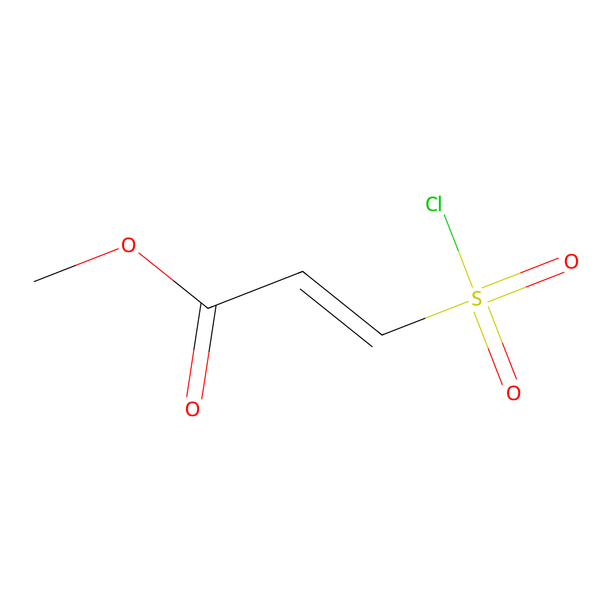 methyl (2E)-3-sulfoprop-2-enoate molecular structure, CAS 1909358-76-4