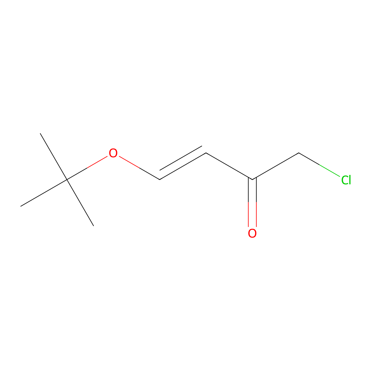 4-(tert-Butoxy)-1-chlorobut-3-en-2-one molecular structure, CAS 1909358-94-6
