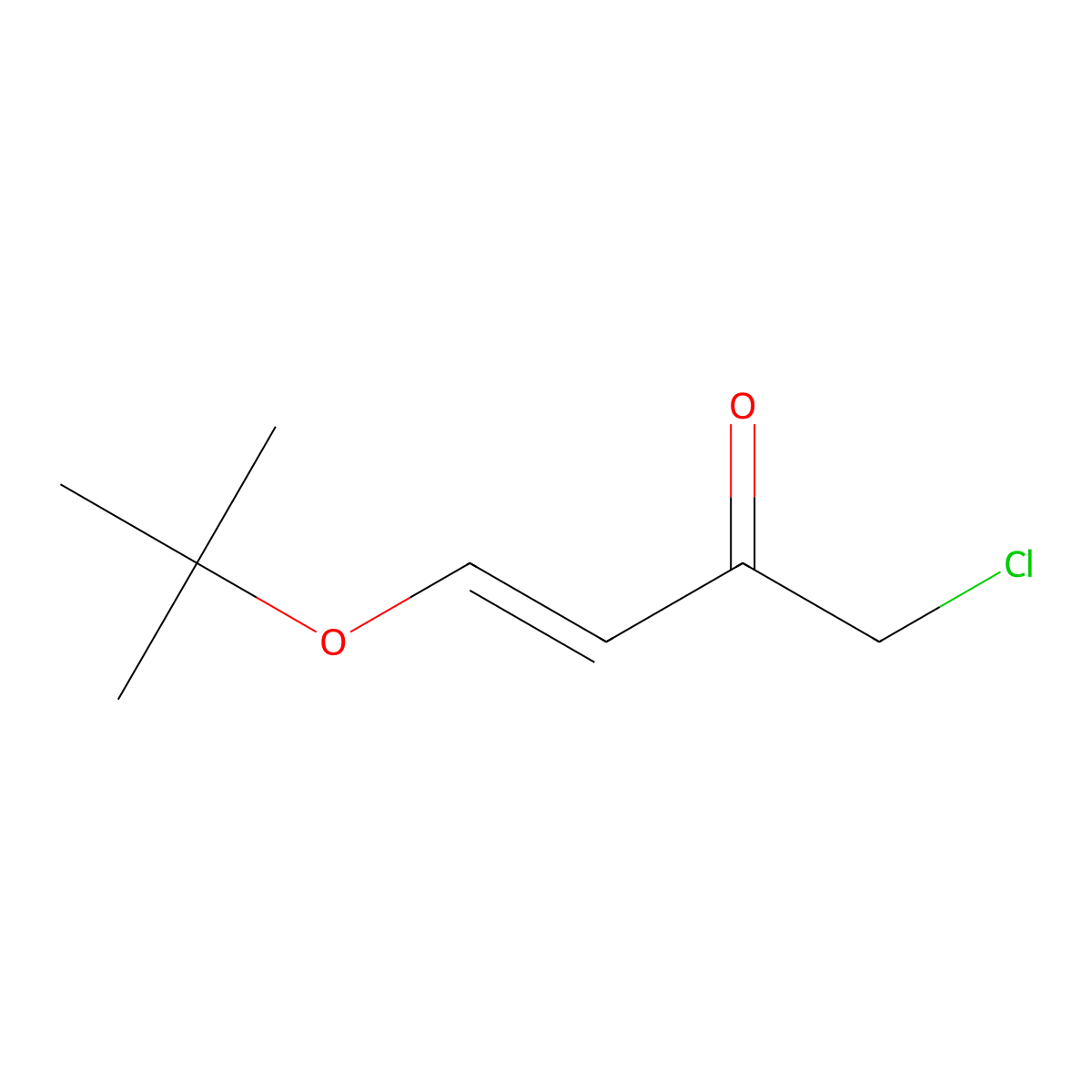 4-(tert-Butoxy)-1-chlorobut-3-en-2-one molecular structure, CAS 1909358-94-6