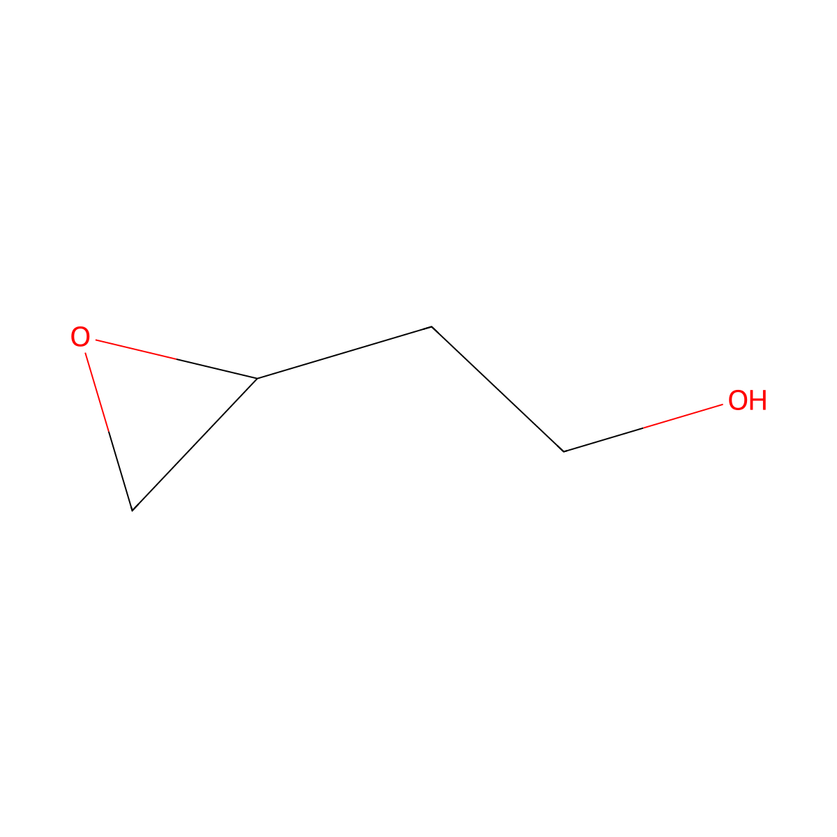 2-(Oxiran-2-yl)ethan-1-ol molecular structure, CAS 19098-31-8