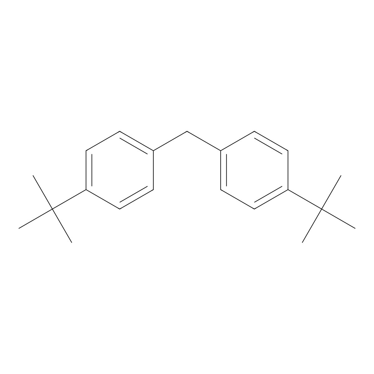 4,4'-Di-tert-butyldiphenylmethane molecular structure, CAS 19099-48-0