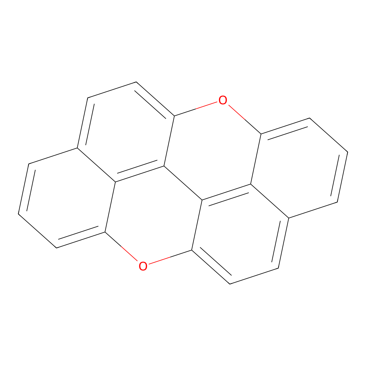 Dinaphthylene dioxide molecular structure, CAS 191-28-6