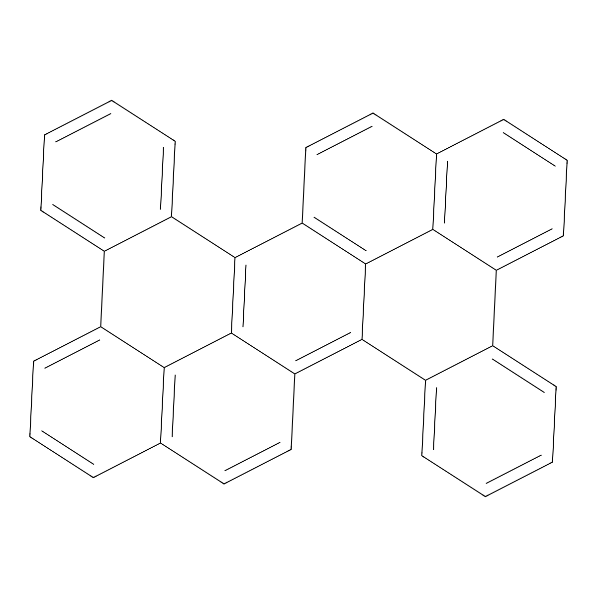 Tetrabenzo(a,cd,j,lm)perylene molecular structure, CAS 191-53-7