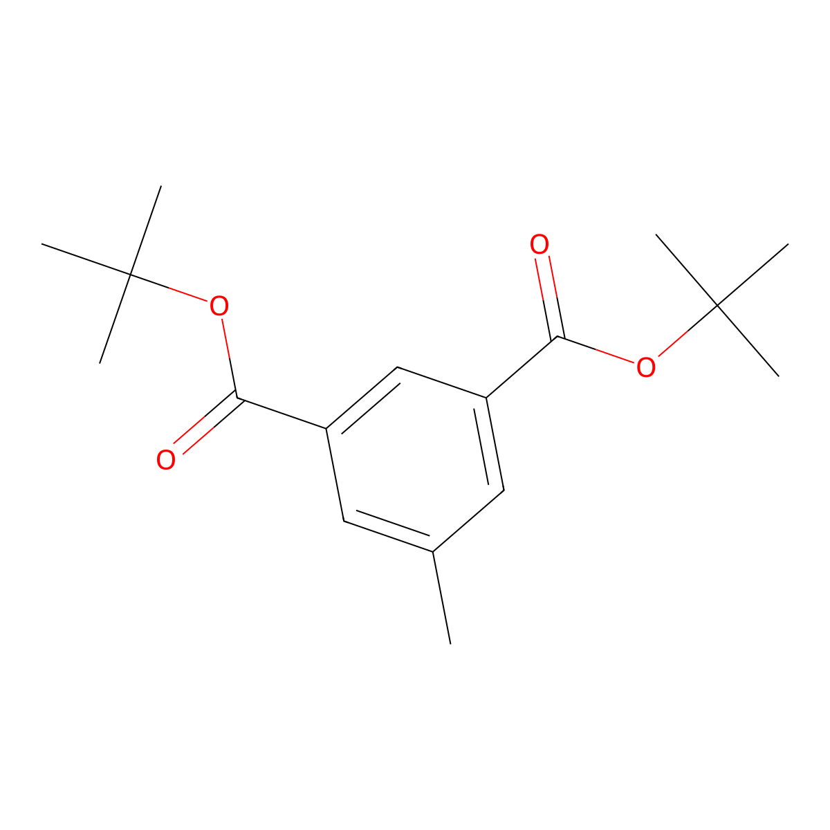Di-tert-butyl 5-methylisophthalate molecular structure, CAS 1910124-47-8