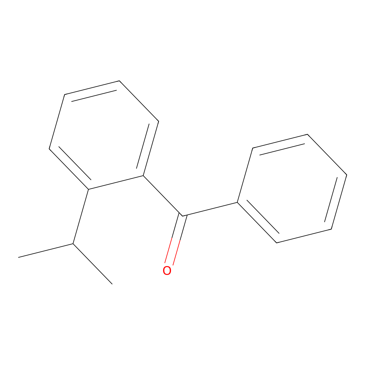 (2-Isopropylphenyl)(phenyl)methanone molecular structure, CAS 19103-09-4