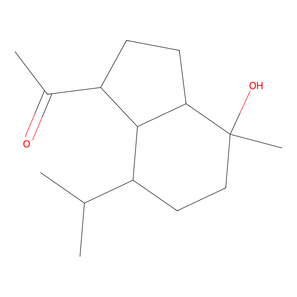 Oplopanone molecular structure, CAS 1911-78-0