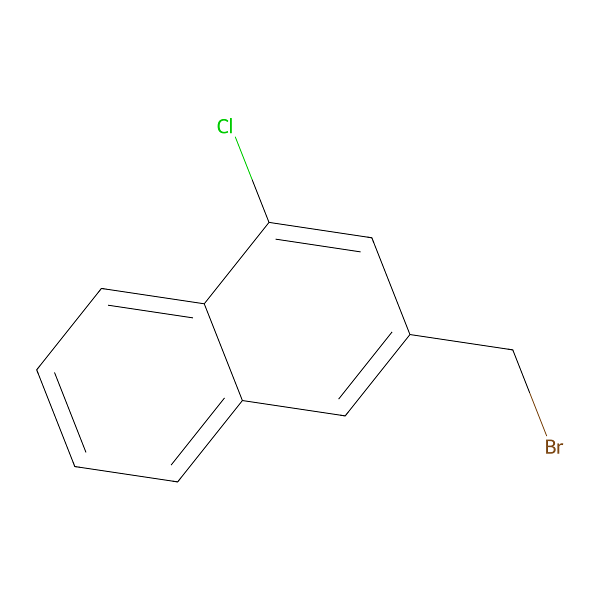 3-(Bromomethyl)-1-chloronaphthalene molecular structure, CAS 191106-25-9