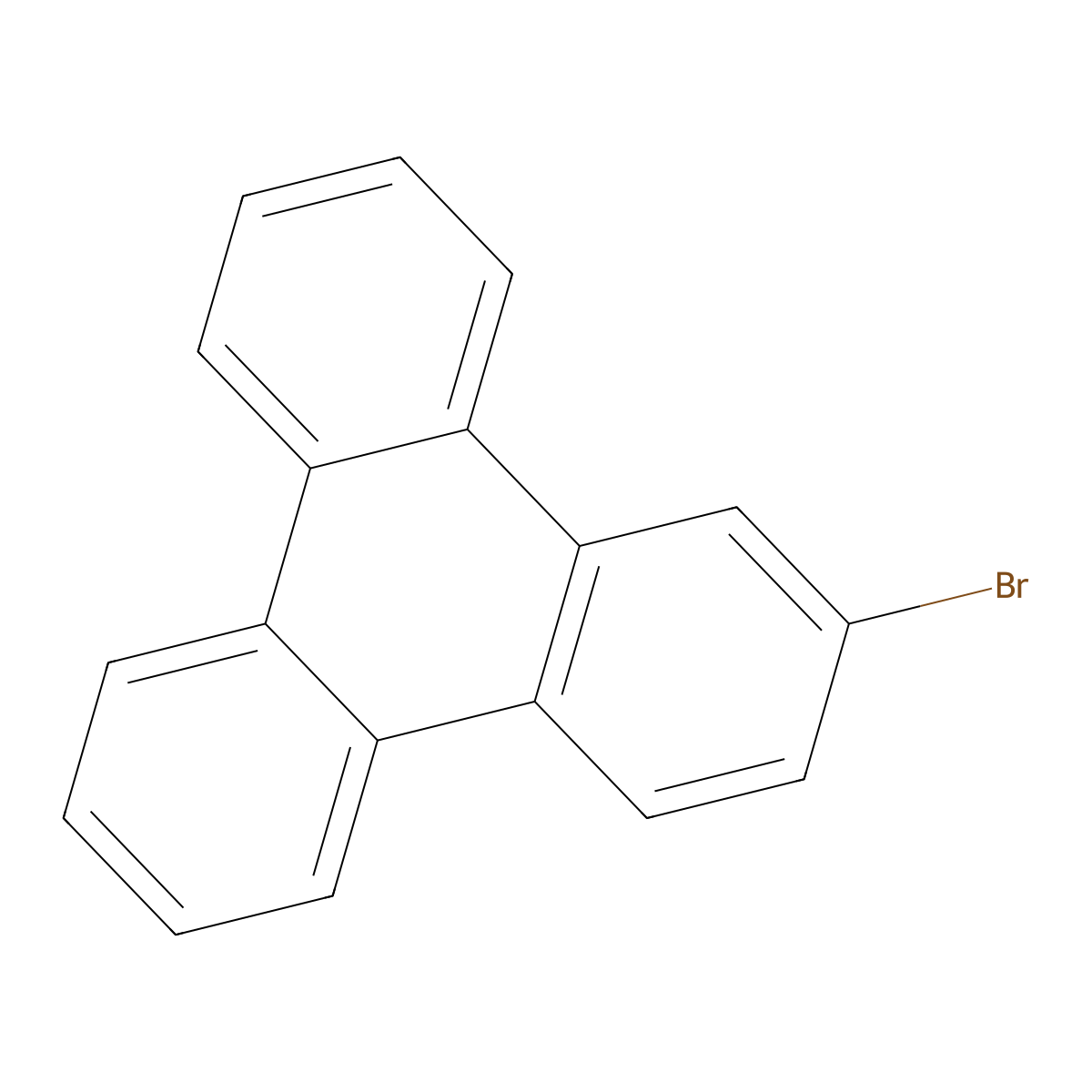 2-Bromotriphenylene molecular structure, CAS 19111-87-6