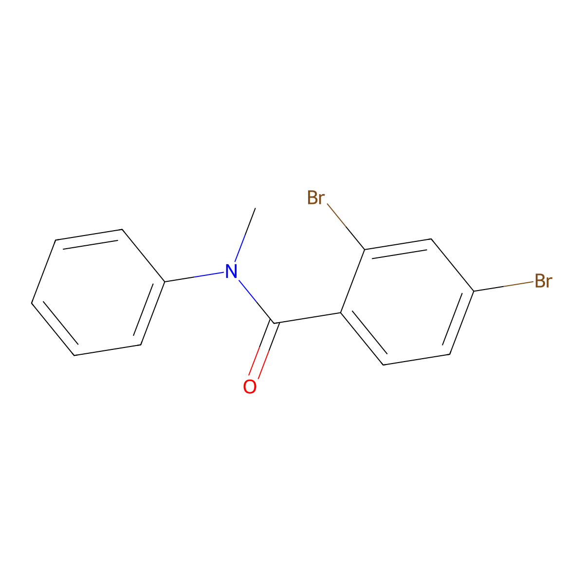 2,4-Dibromo-N-methyl-N-phenylbenzamide molecular structure, CAS 1911550-48-5
