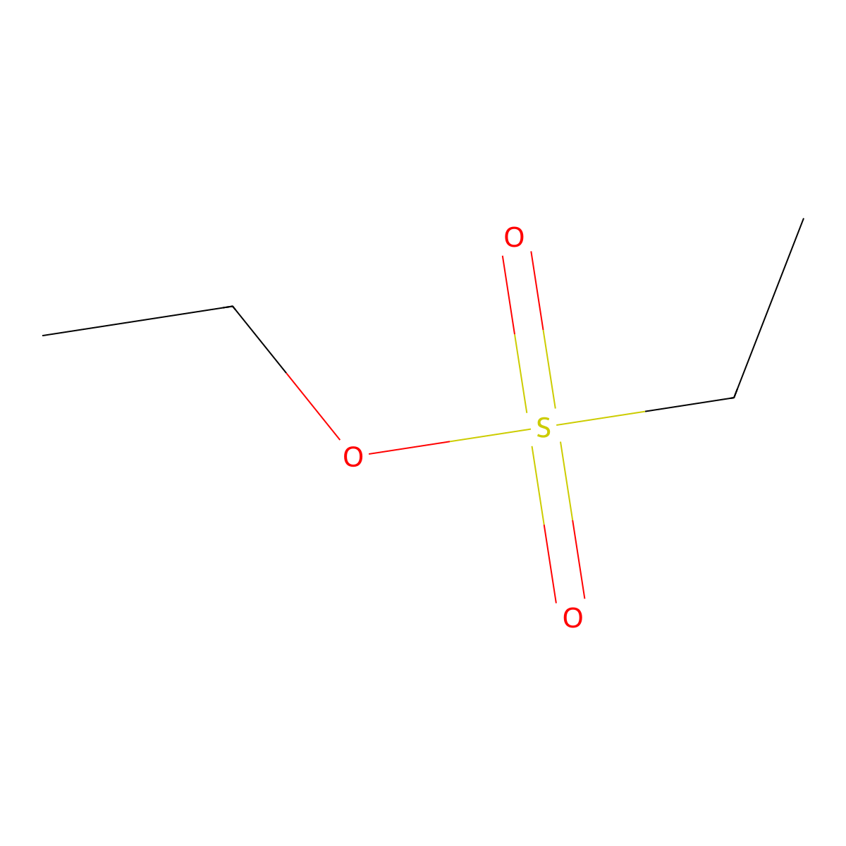 Ethyl ethanesulfonate molecular structure, CAS 1912-30-7