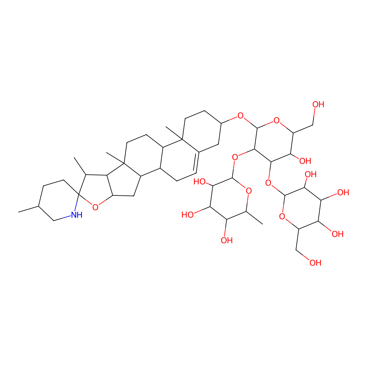 Solasonine molecular structure, CAS 19121-58-5