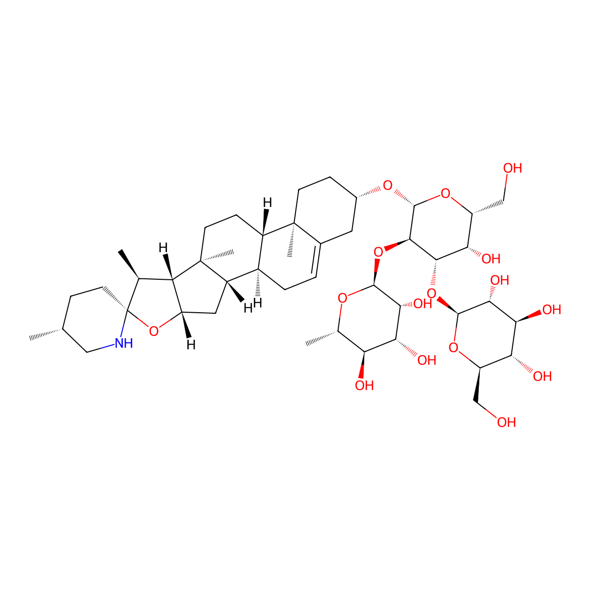 Solasonine molecular structure, CAS 19121-58-5