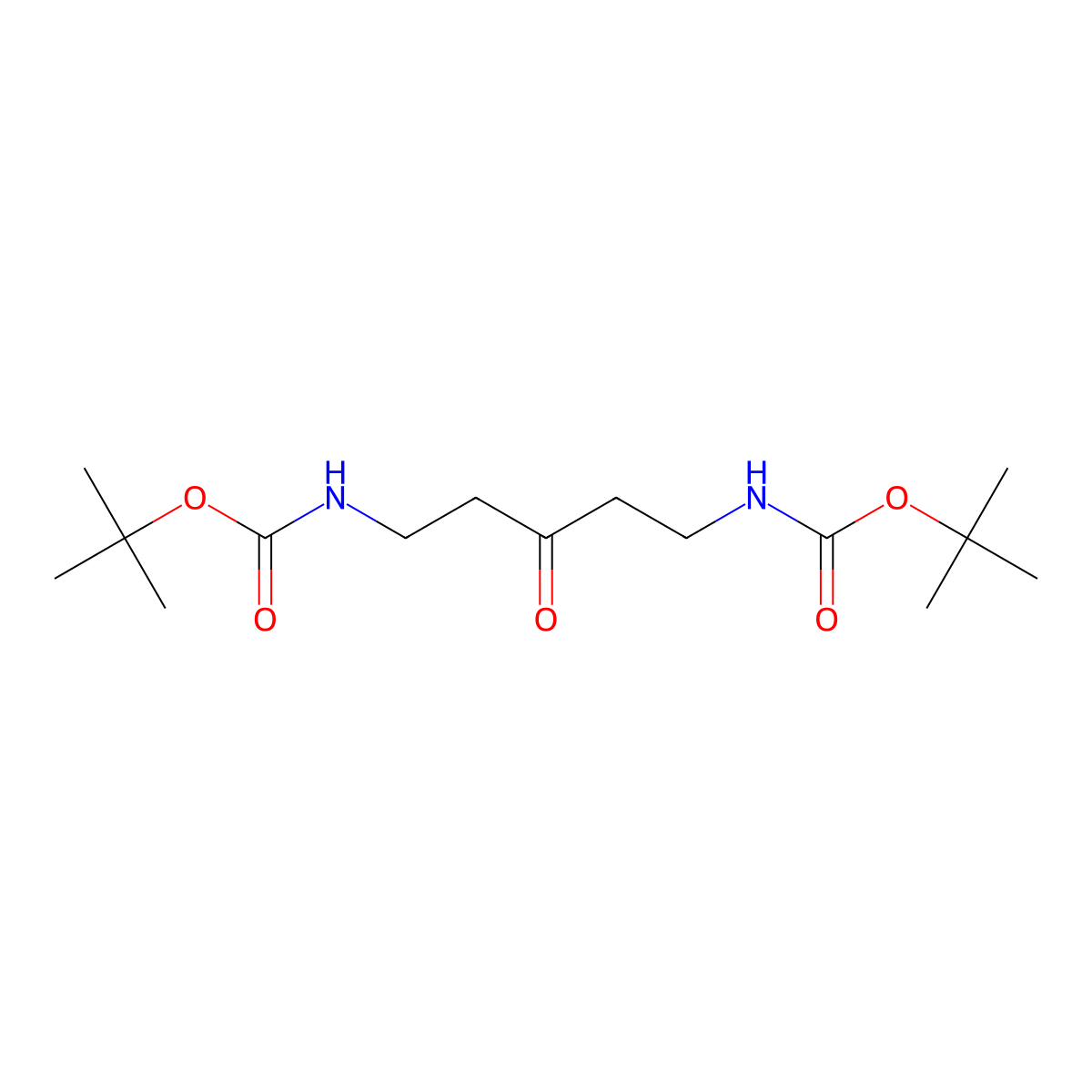 tert-butylN-(5-{[(tert-butoxy)carbonyl]amino}-3-oxopentyl)carbamate molecular structure, CAS 191222-26-1