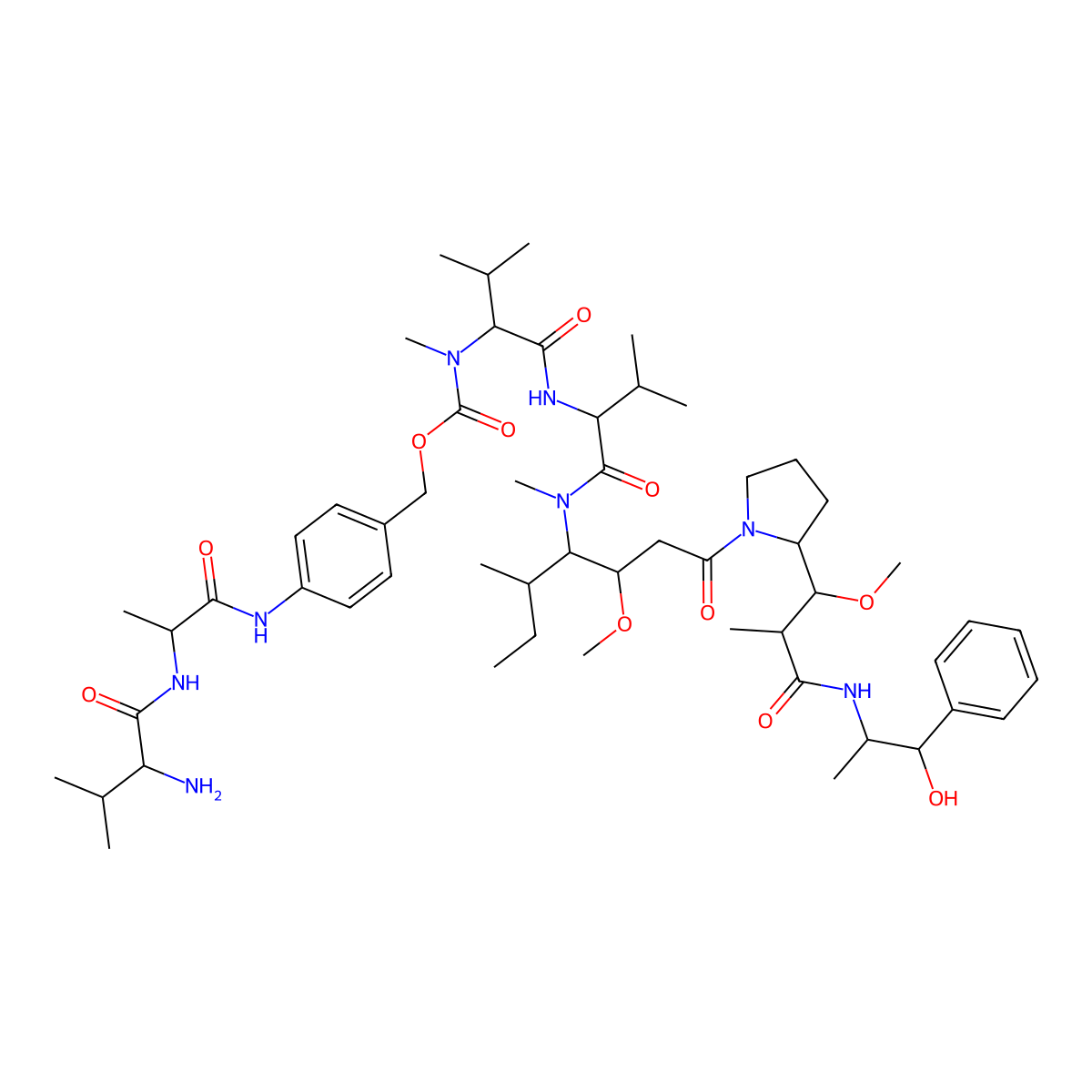 Val-Ala-PAB-MMAE molecular structure, CAS 1912408-92-4