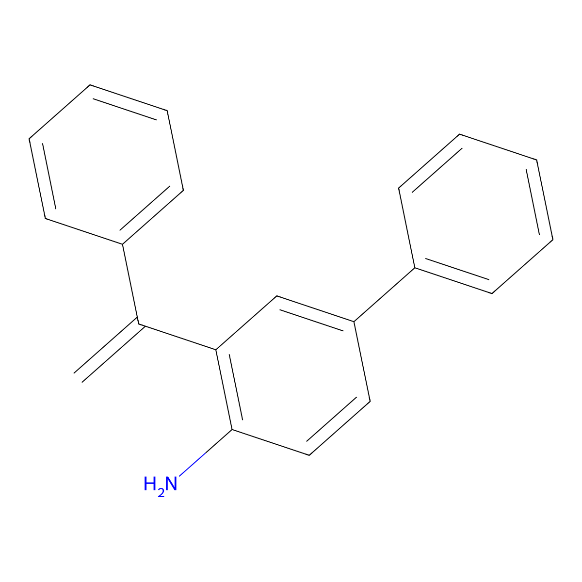 3-(1-Phenylethenyl)-[1,1'-biphenyl]-4-amine molecular structure, CAS 1912448-46-4