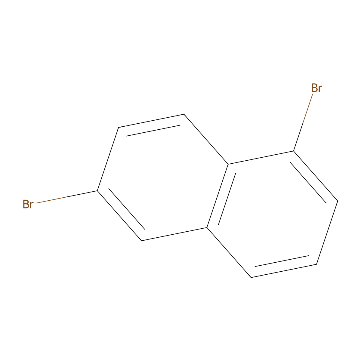 1,6-Dibromonaphthalene molecular structure, CAS 19125-84-9