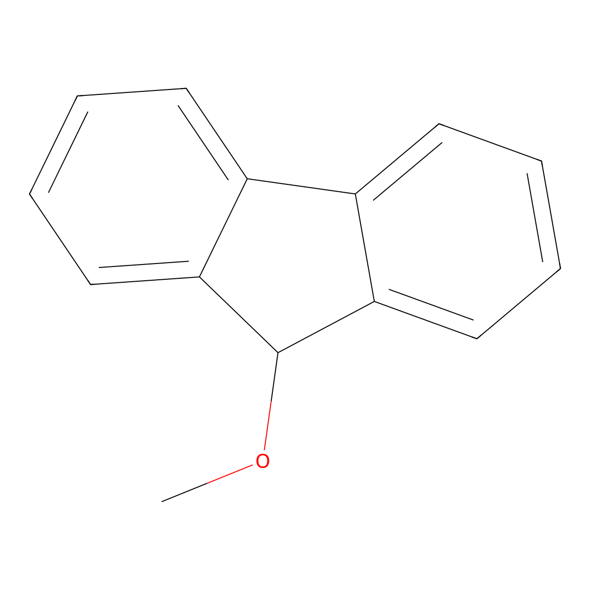 9-Methoxy-9H-fluorene molecular structure, CAS 19126-15-9