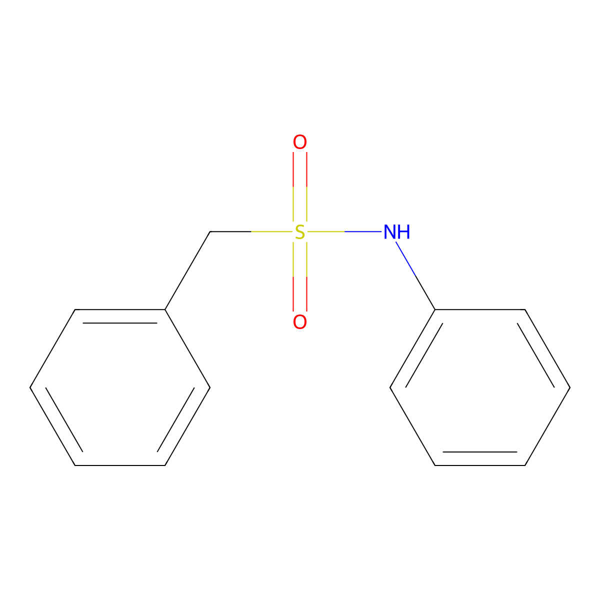 N,1-diphenylmethanesulfonamide molecular structure, CAS 19127-51-6
