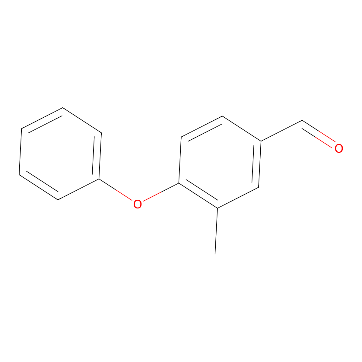 3-Methyl-4-phenoxybenzaldehyde molecular structure, CAS 191284-77-2