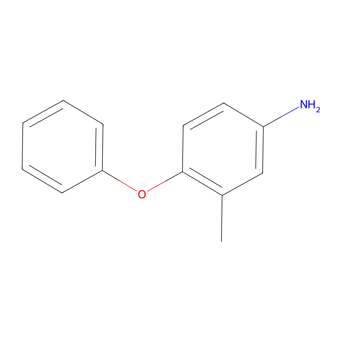 3-Methyl-4-phenoxyaniline molecular structure, CAS 191284-80-7