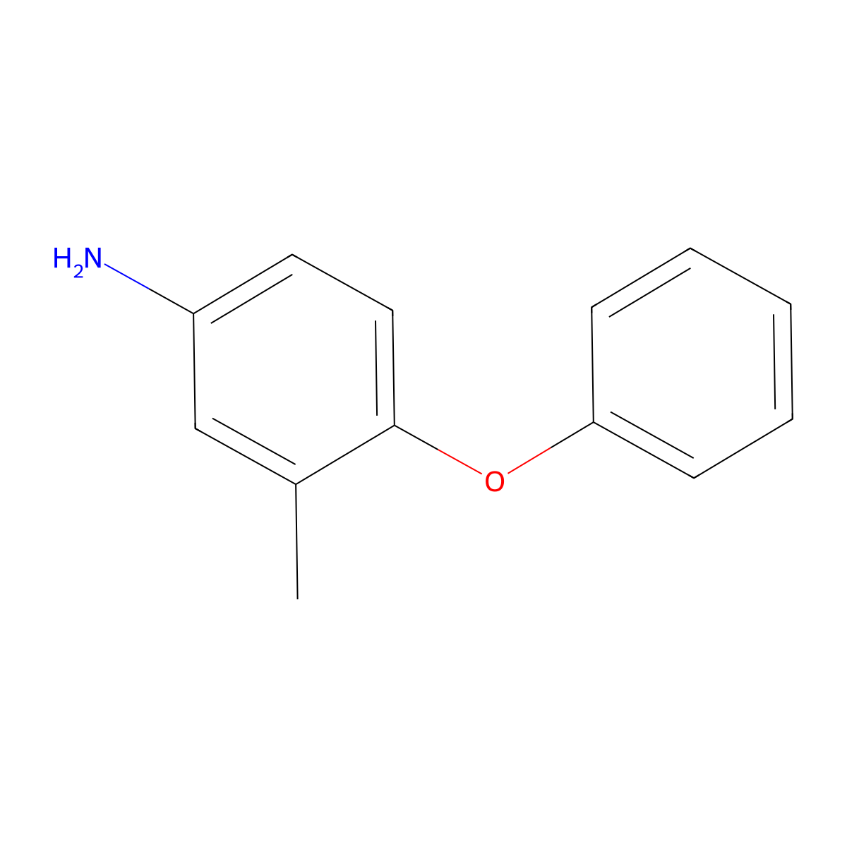 3-Methyl-4-phenoxyaniline molecular structure, CAS 191284-80-7
