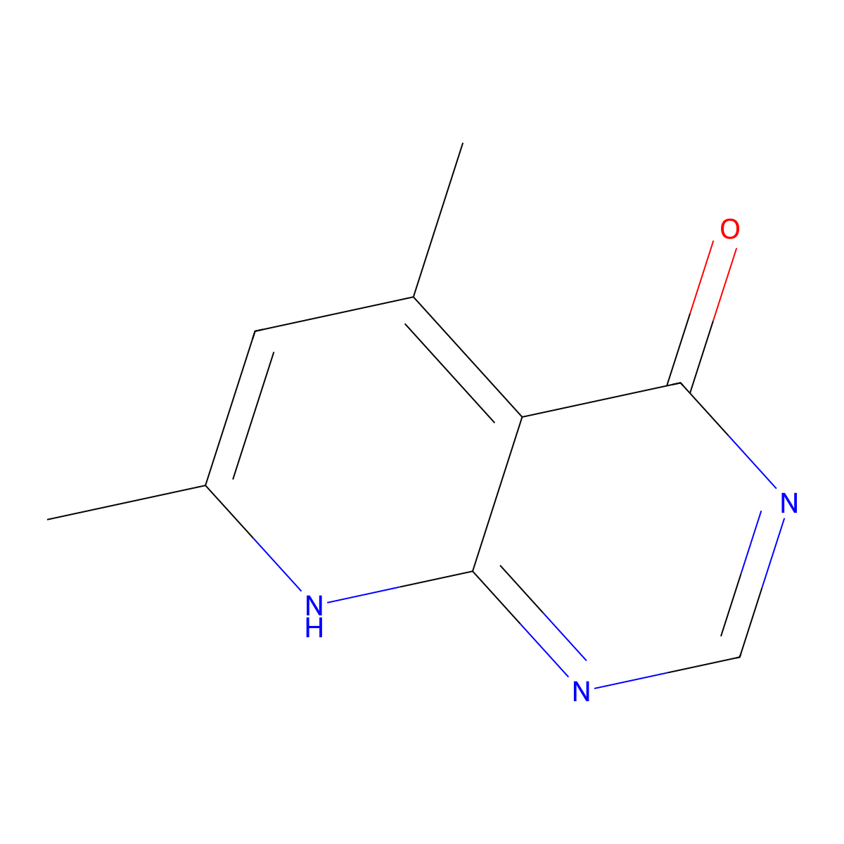 5,7-dimethyl-8H-pyrido[2,3-d]pyrimidin-4-one molecular structure, CAS 1913-72-0