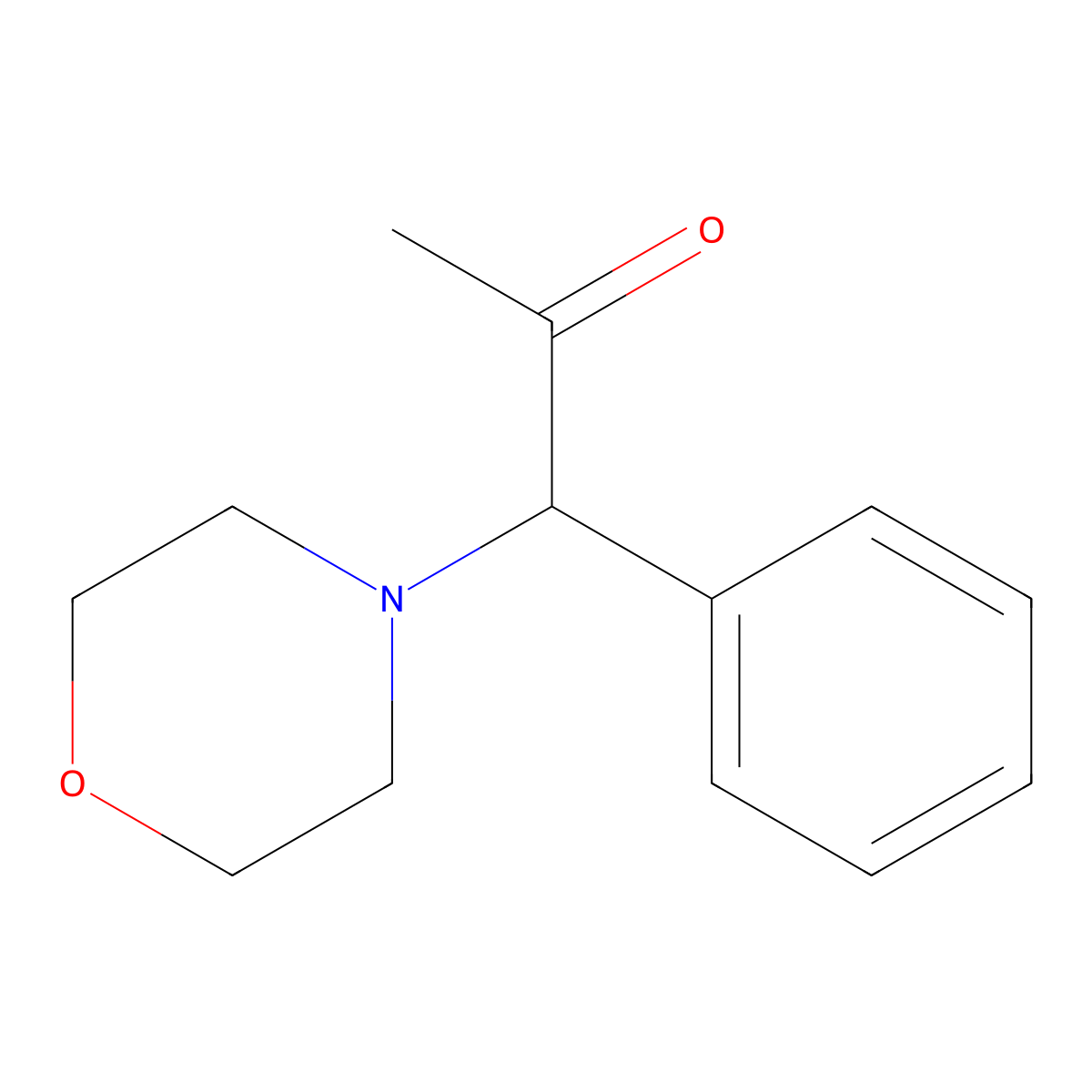1-Morpholin-4-yl-1-phenylacetone molecular structure, CAS 19134-49-7