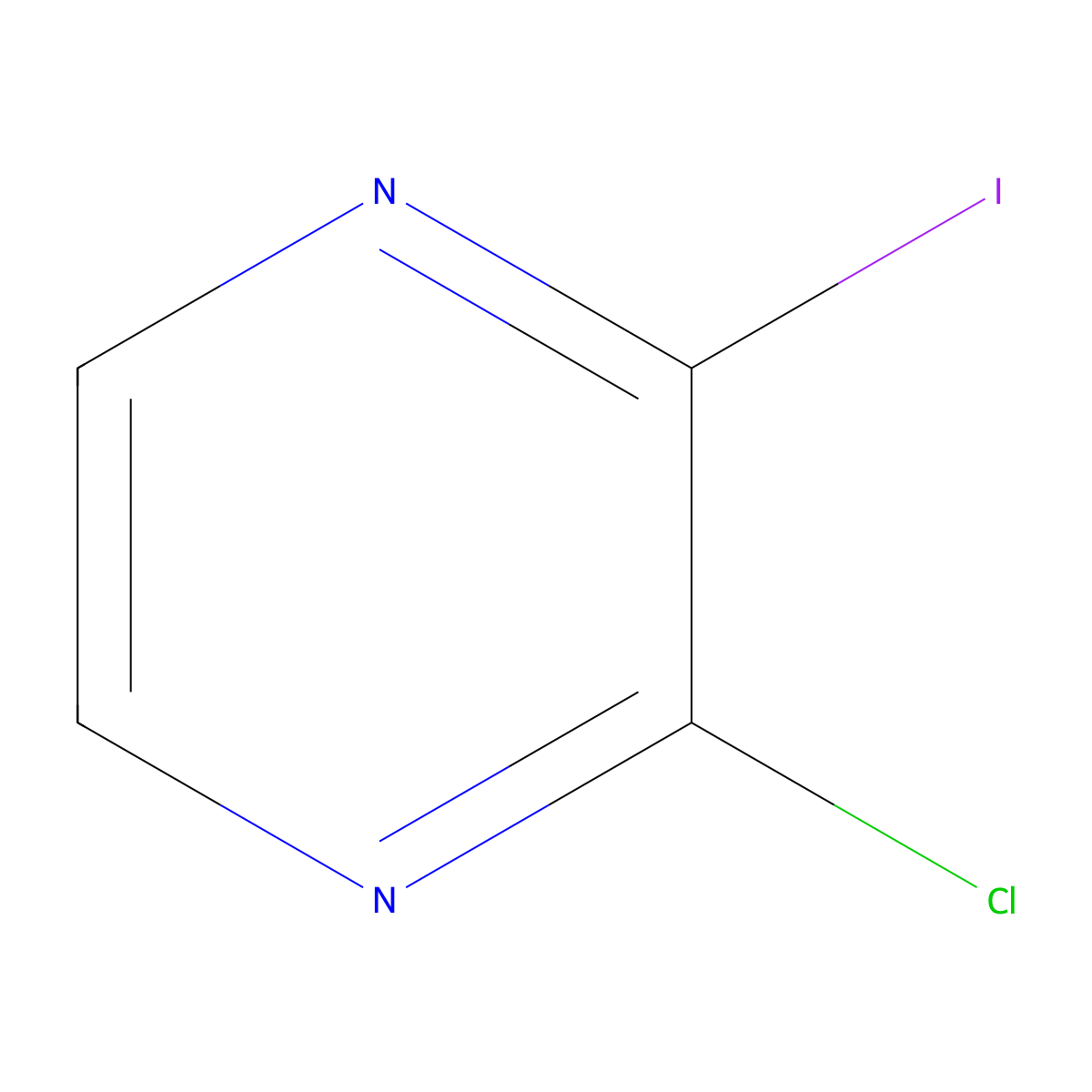 2-Chloro-3-iodopyrazine molecular structure, CAS 191340-85-9
