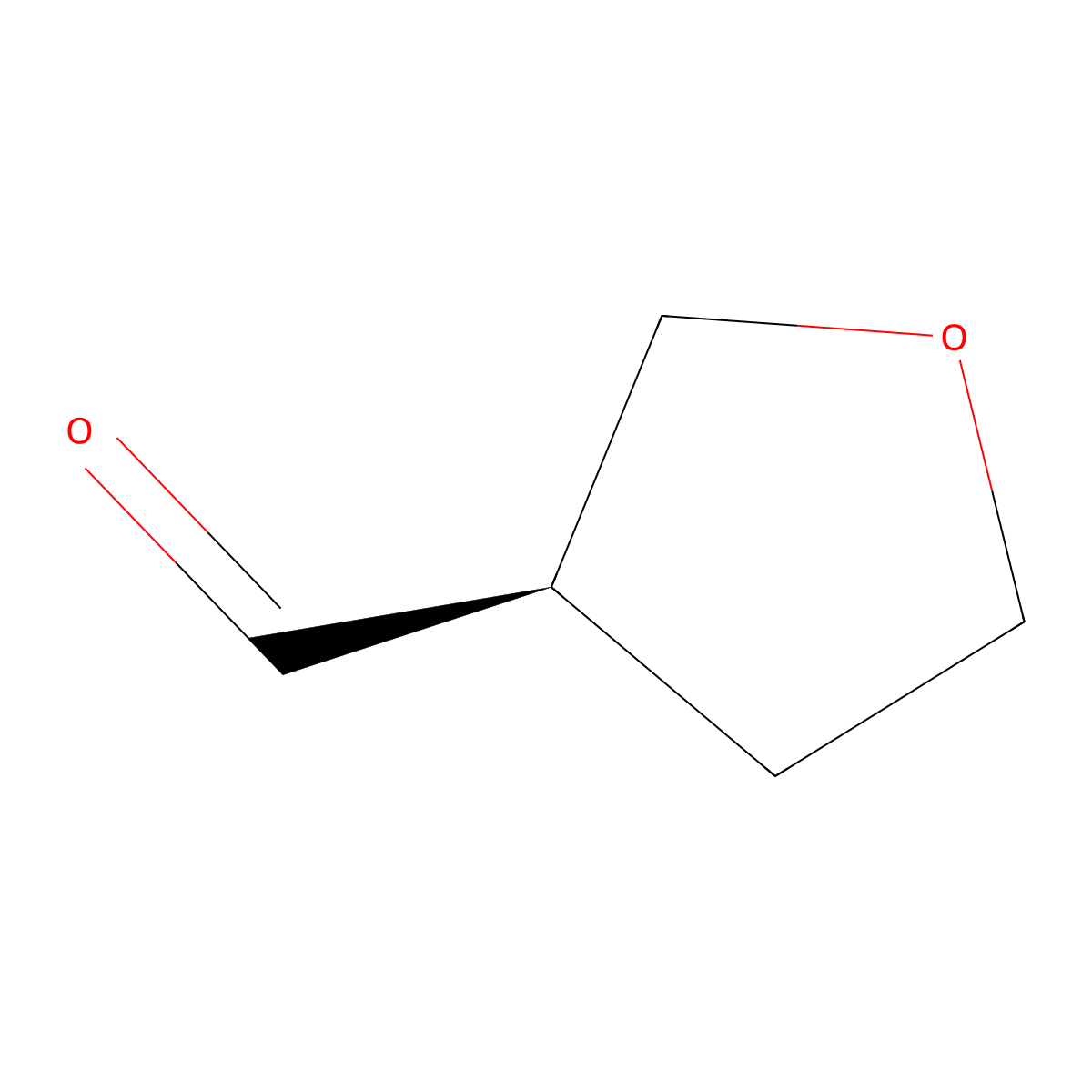 (R)-Tetrahydrofuran-3-carbaldehyde molecular structure, CAS 191347-92-9