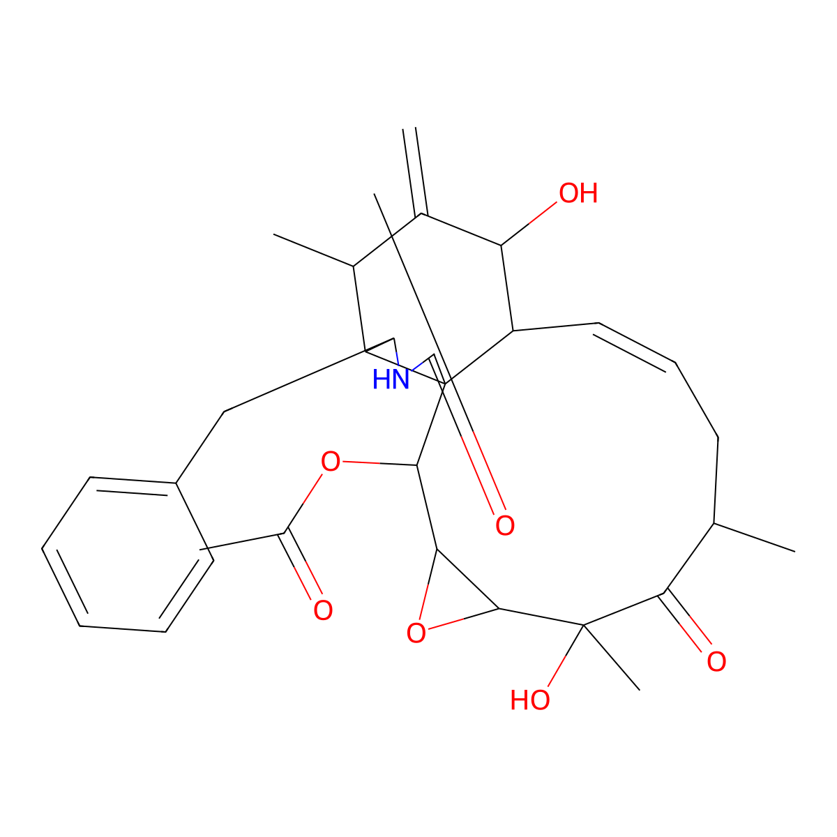 (17-Benzyl-6,13-dihydroxy-6,8,15-trimethyl-14-methylidene-7,19-dioxo-4-oxa-18-azatetracyclo[10.7.0.01,16.03,5]nonadec-10-en-2-yl) acetate molecular structure, CAS 191349-10-7