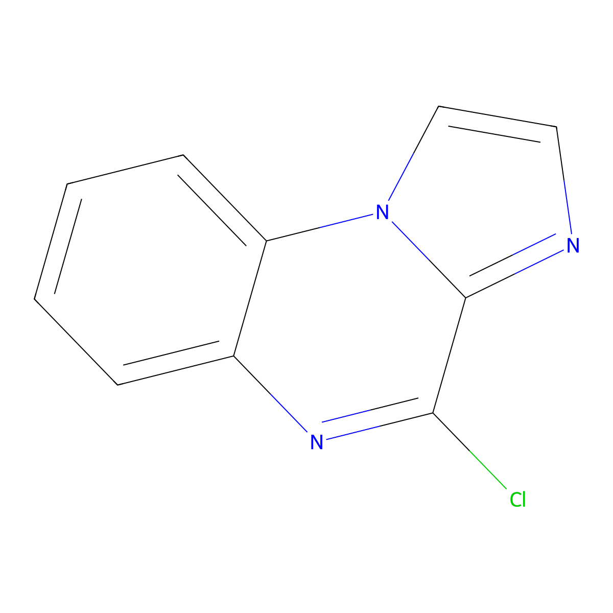 4-Chloroimidazo[1,2-a]quinoxaline molecular structure, CAS 191349-69-6