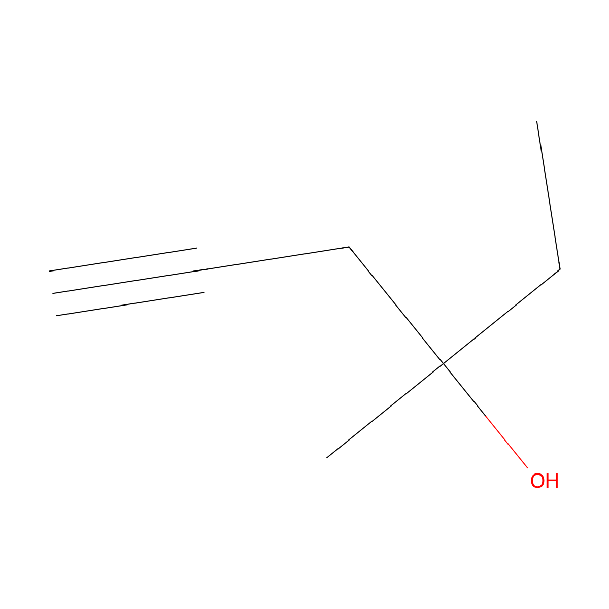 3-Methylhex-5-yn-3-ol molecular structure, CAS 19135-01-4