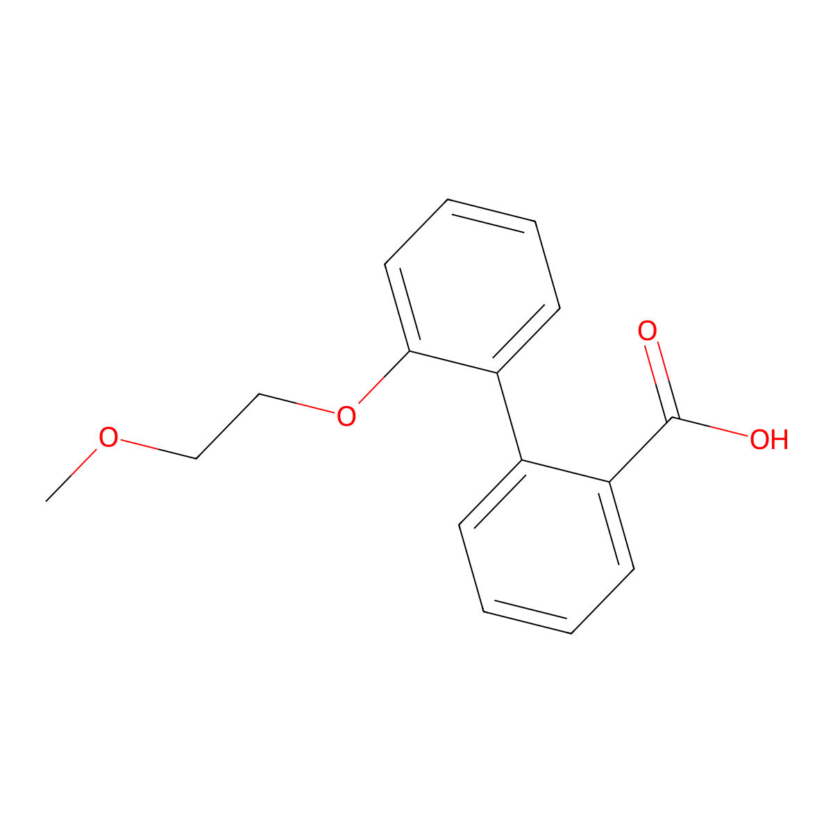 2'-(2-Methoxyethoxy)[1,1'-biphenyl]-2-carboxylic acid molecular structure, CAS 1913516-41-2