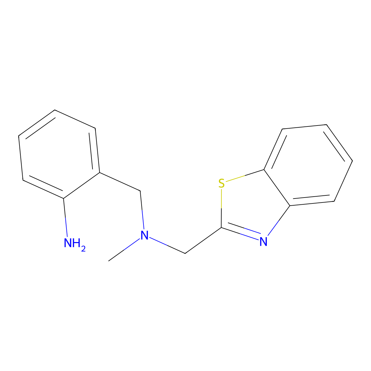2-({[(1,3-Benzothiazol-2-yl)methyl](methyl)amino}methyl)aniline molecular structure, CAS 1913547-23-5
