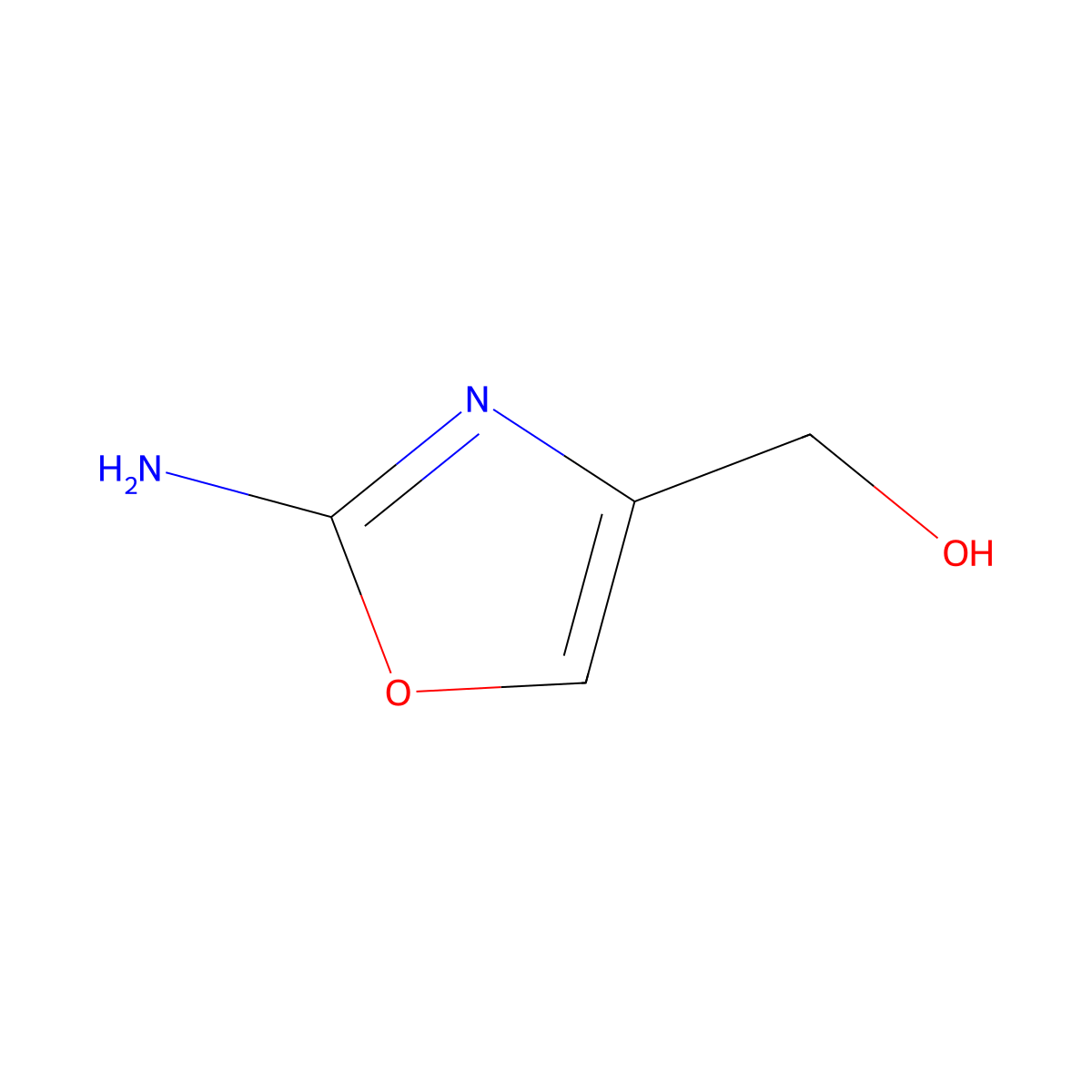 (2-Aminooxazol-4-yl)methanol molecular structure, CAS 191399-20-9
