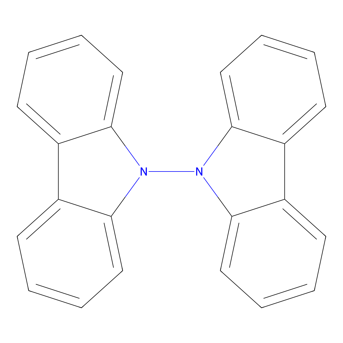 9,9'-Bi-9H-carbazole molecular structure, CAS 1914-12-1