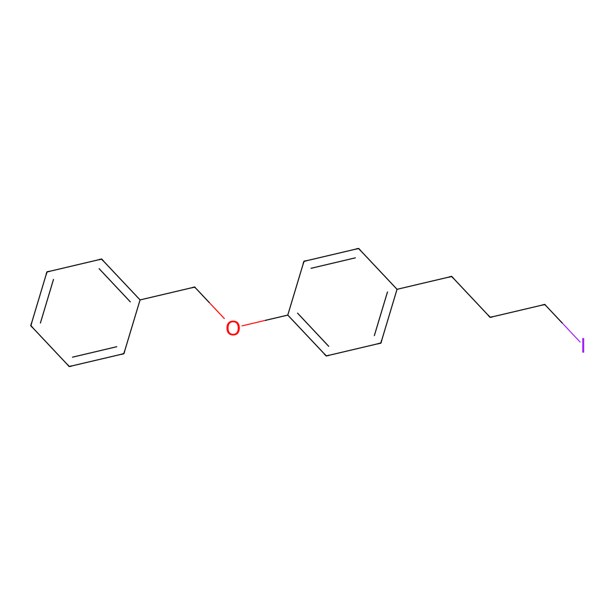 1-((4-(3-Iodopropyl)phenoxy)methyl)benzene molecular structure, CAS 191407-39-3