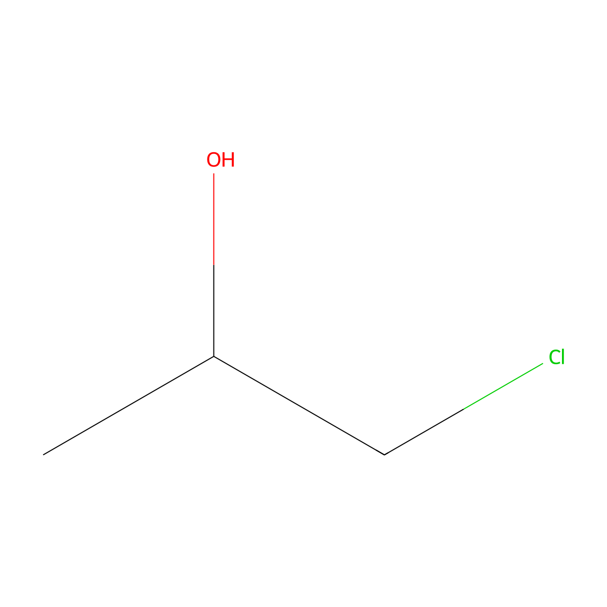 (R)-1-Chloro-2-propanol molecular structure, CAS 19141-39-0