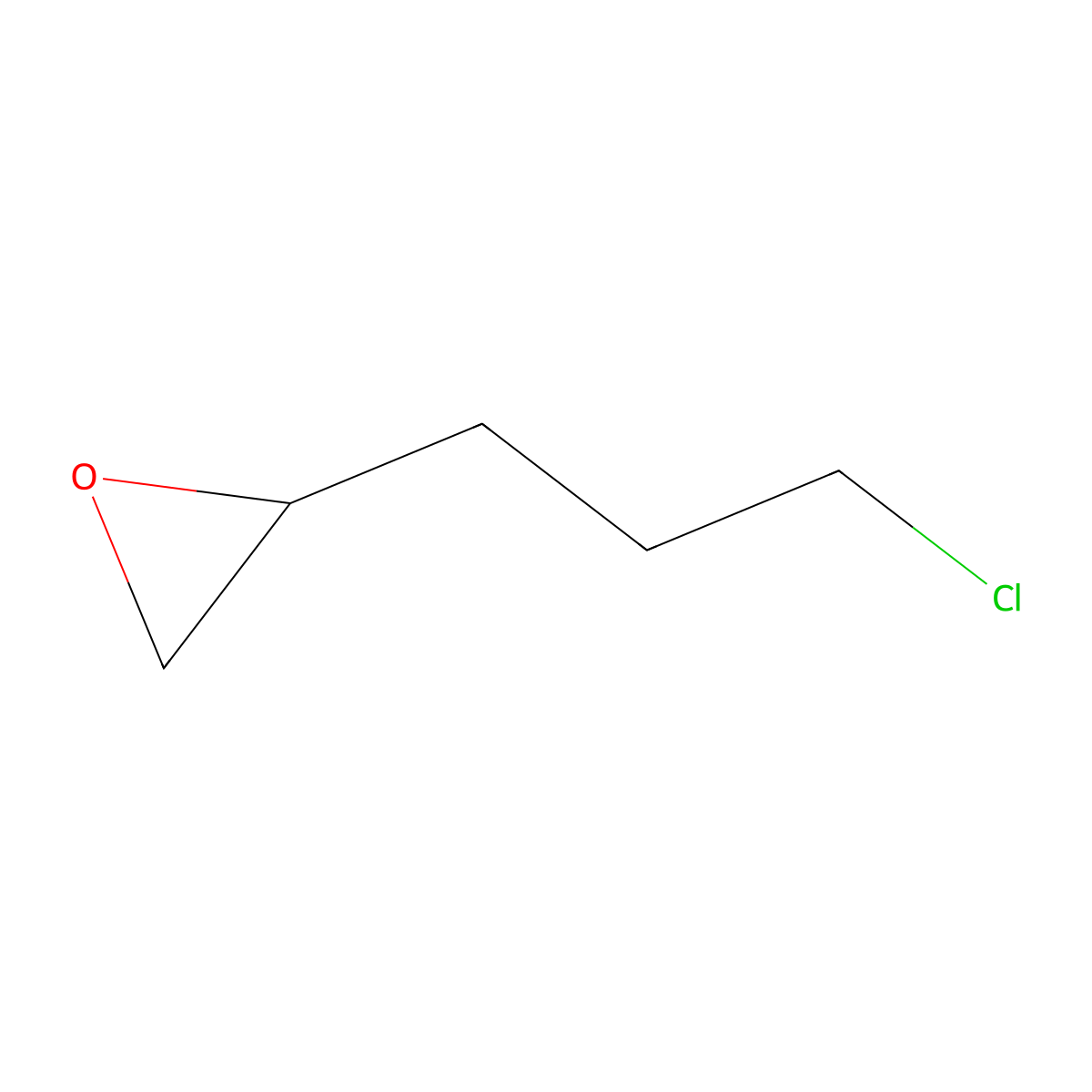 (3-Chloropropyl)oxirane molecular structure, CAS 19141-74-3