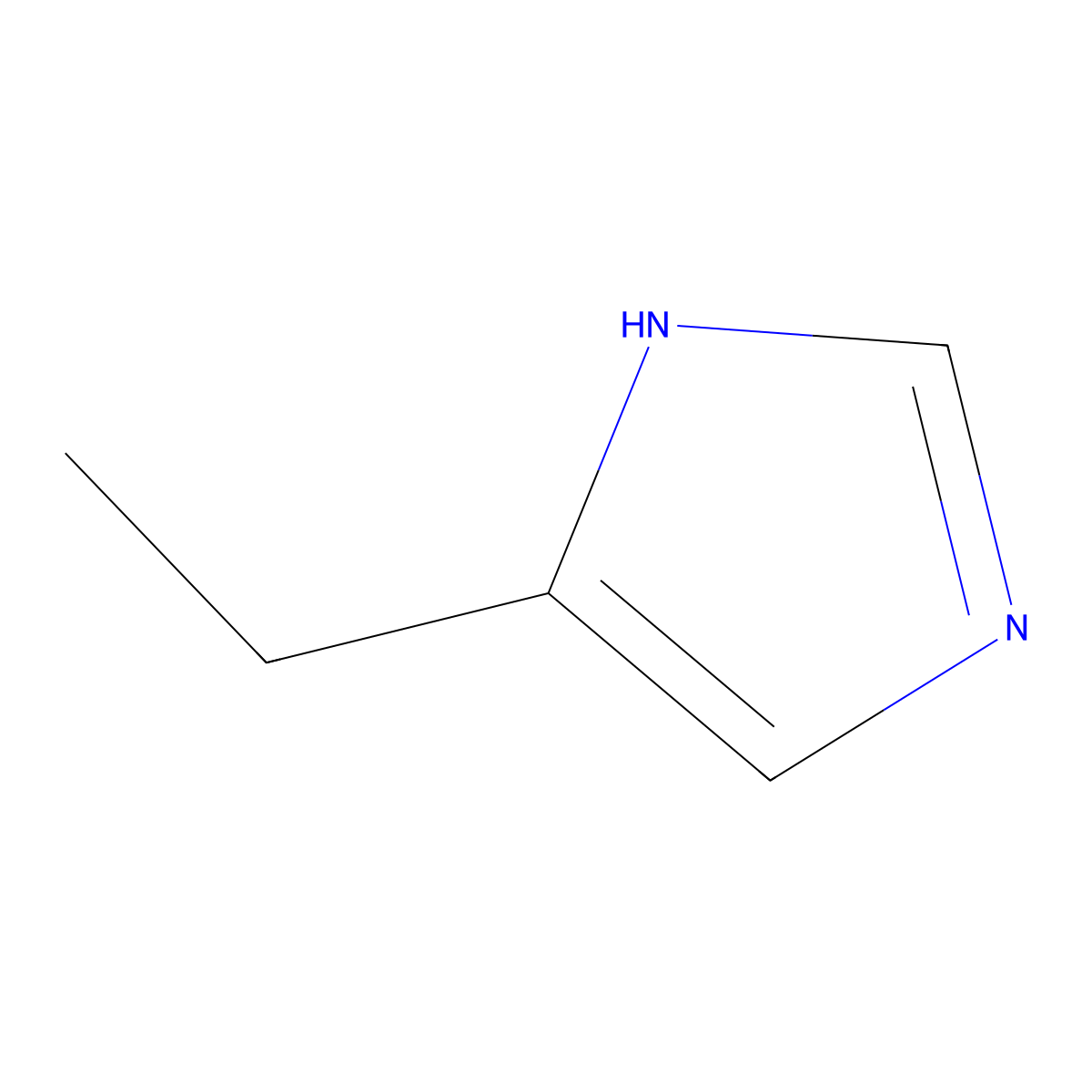 4-Ethylimidazole molecular structure, CAS 19141-85-6