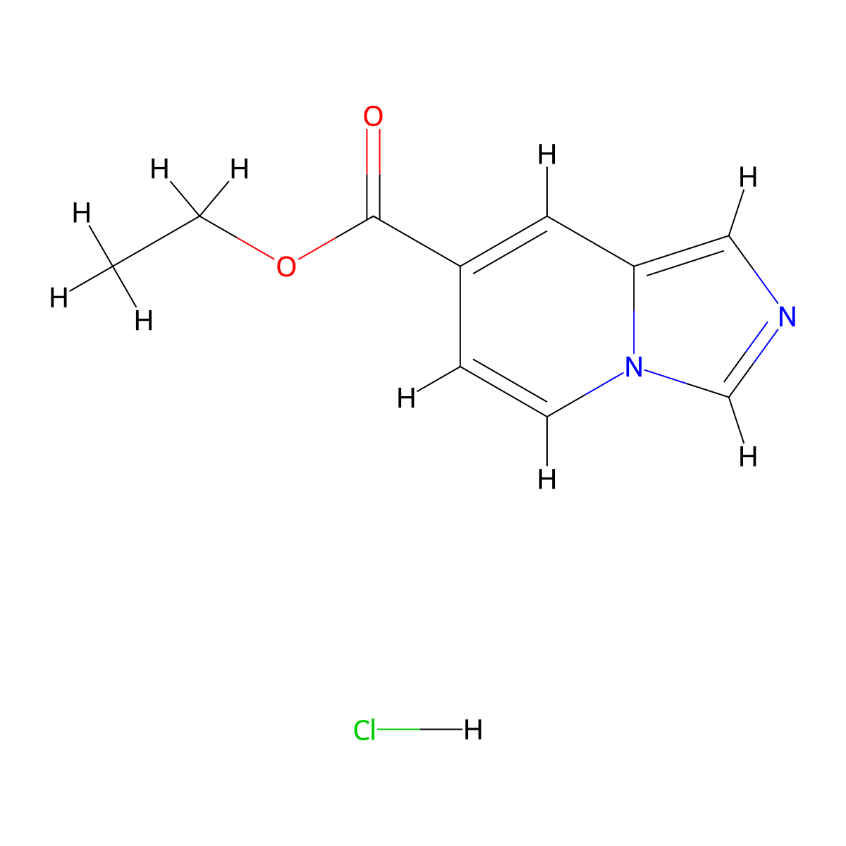 Ethyl imidazo[1,5-a]pyridine-7-carboxylate hydrochloride molecular structure, CAS 1914148-56-3