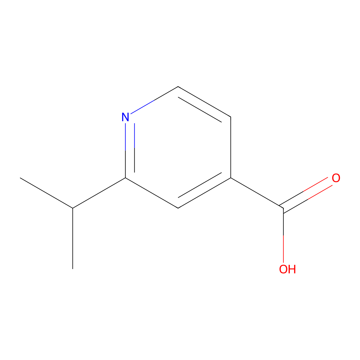 2-Isopropylisonicotinic acid molecular structure, CAS 191535-55-4