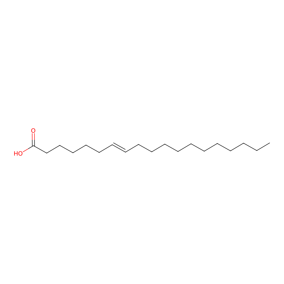 (E)-nonadec-7-enoic acid molecular structure, CAS 191544-99-7