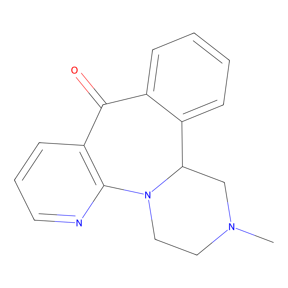 10-Ketomirtazapine molecular structure, CAS 191546-97-1